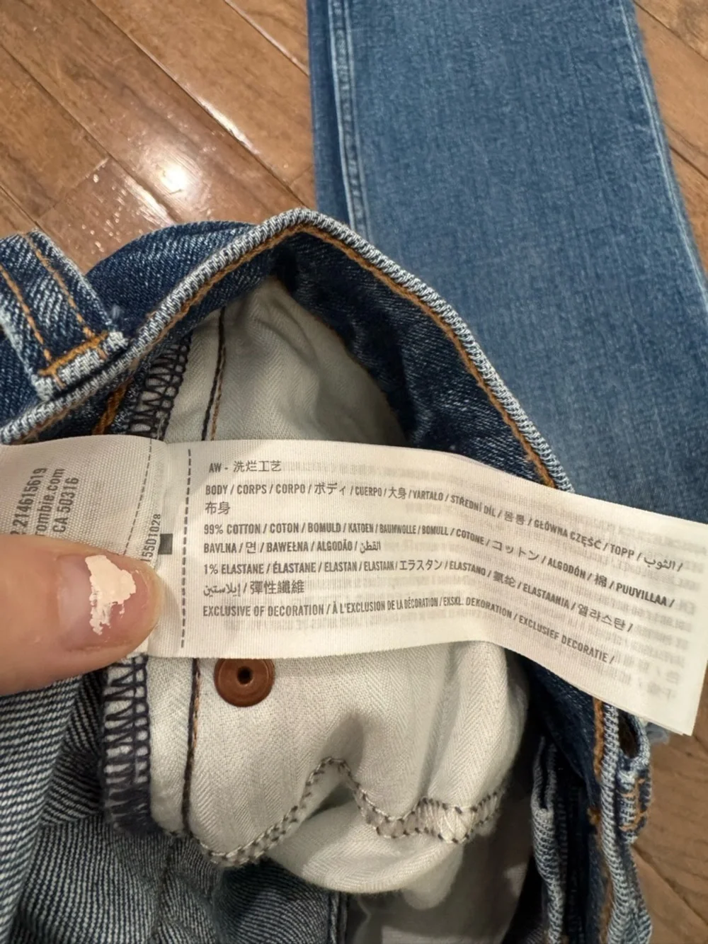 Abercrombie & Fitch Women's The Ankle Straight Ultra High Rise Jeans